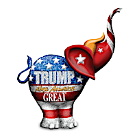 Donald Trump Keep America Great Elephant Figurine