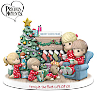 Precious Moments Illuminated Family Christmas Figurine