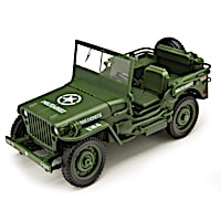 1:18-Scale 1941 U.S. Military Diecast Jeep Honors VJ Day