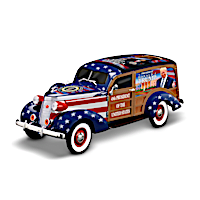 Keep America Great Woody Wagon Sculpture
