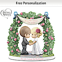 Precious Moments Personalized Porcelain Wedding Figurine