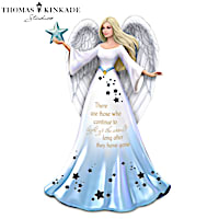 Thomas Kinkade Remembrance Angel Figurine Lights Up