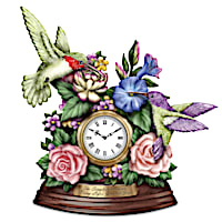Lena Liu Inspirational Hummingbird Table Clock