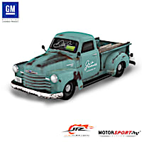 Dale Jr. Autographed 1:18-Scale 1949 Chevy Truck Sculpture