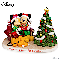 Disney's Mickey Mouse & Minnie Mouse Christmas Figurine