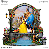 Disney Thomas Kinkade Beauty And The Beast Sculpture