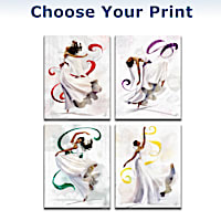 Sara Biddle "Angels Of Praise" Wrapped Canvas Prints