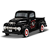 1:36-Scale Ford Truck Sculpture With Johnny Cash Imagery