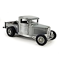 Hammered Steel 1932 Ford "Deuce" Pickup Diecast Truck