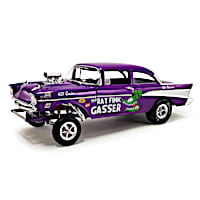 1:18-Scale Diecast 1957 Bel Air Gasser With Rat Fink Art