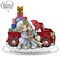 Precious Moments "Mistletoe Kisses" Porcelain Figurine
