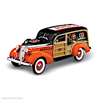 Cincinnati Bengals 1937 Woody Wagon Sculpture