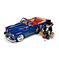 "Monopoly Boardwalk" 1947 Cadillac Diecast Car And Figurine