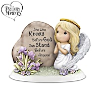 She Who Kneels Before God Can Stand Before Anyone Figurine