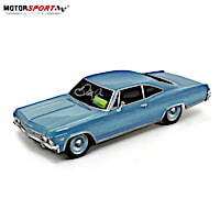 1:18-Scale Dale Jr. Autographed 1965 Chevy Impala Sculpture