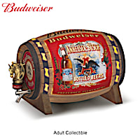 Budweiser Barrel Sculpture Lights Up With Rare Archival Art