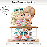 Precious Moments Porcelain Figurine With 2 Names