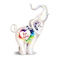 "Love Is Love" Elephant Sculpture By Blake Jensen