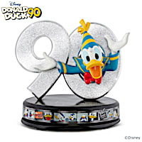 Disney Donald Duck 90th Sculpture Rotates 360 Degrees