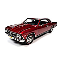 1966 Chevy Chevelle SS 396 Ultra Red Diecast Car