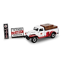 1946 Texaco Dodge Pickup Truck Bank With Standing Signs