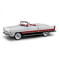 クラシックカー 模型 シルバー 約15cm 1955 Packard Caribbean 1:18-Scale Diecast Car With A Jade White