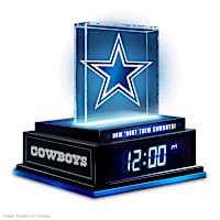 Dallas Cowboys Clock Sculpture
