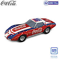 U.S.A. 250th 1976 Corvette Stingray And COCA-COLA Sculpture