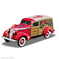 Cruising To Victory Phillies Woody Wagon Sculpture