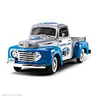 Detroit Lions Ford Pickup Sculpture