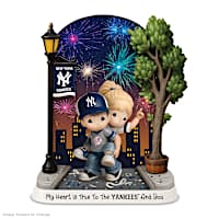 New York Yankees Animated Light-Up Fireworks Figurine