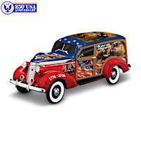 USA 250th Anniversary 1:18-Scale Studebaker Wagon Sculpture