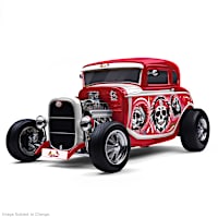 St. Louis Cardinals Sugar Skull Art Ford Model A Sculpture