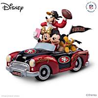 San Francisco 49ers Disney Mickey & Friends Car Figurine