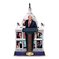 President Trump Sculpture With Recording Of His Speeches