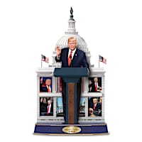 President Trump Sculpture With Recording Of His Speeches