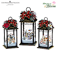 Thomas Kinkade Illuminated Holiday Centerpiece Collection