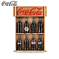 COCA-COLA Bottle Replicas With Collector Cards