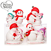 Precious Moments Granddaughter Snowman Figurine Collection