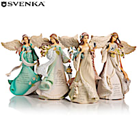 Karen Hahn "On Wings Of Love" Angel Figurine Collection