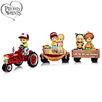 Precious Moments Autumn Hayride Farmall Figurine Collection