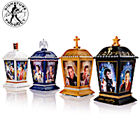 "The Many Sides Of Elvis" Illuminated Lantern Collection