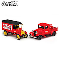 COCA-COLA 1:43-Scale Diecast Vehicles From Different Eras
