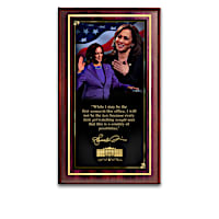 Kamala Harris "Reshaping History" Wall Decor Collection