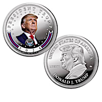 Donald Trump 2024 Silver-Plated Proof Coin Collection