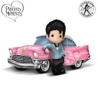 Precious Moments Elvis Presley And Cars Figurine Collection