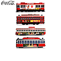 COCA-COLA Trolley Car Sculpture Collection