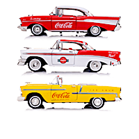 1:18-Scale COCA-COLA Bel Air Diecast Cars With Display