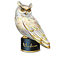 Blake Jensen Golden Eyes Of Wisdom Owl Figurine Collection