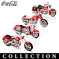 Refreshing Rides COCA-COLA Motorcycle Sculpture Collection